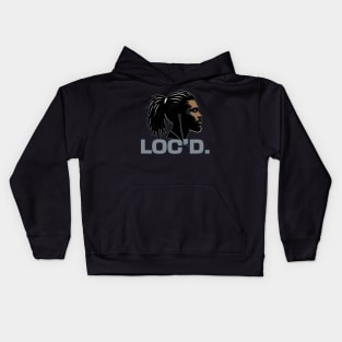 Black Man Locs Loc'd Kids Hoodie